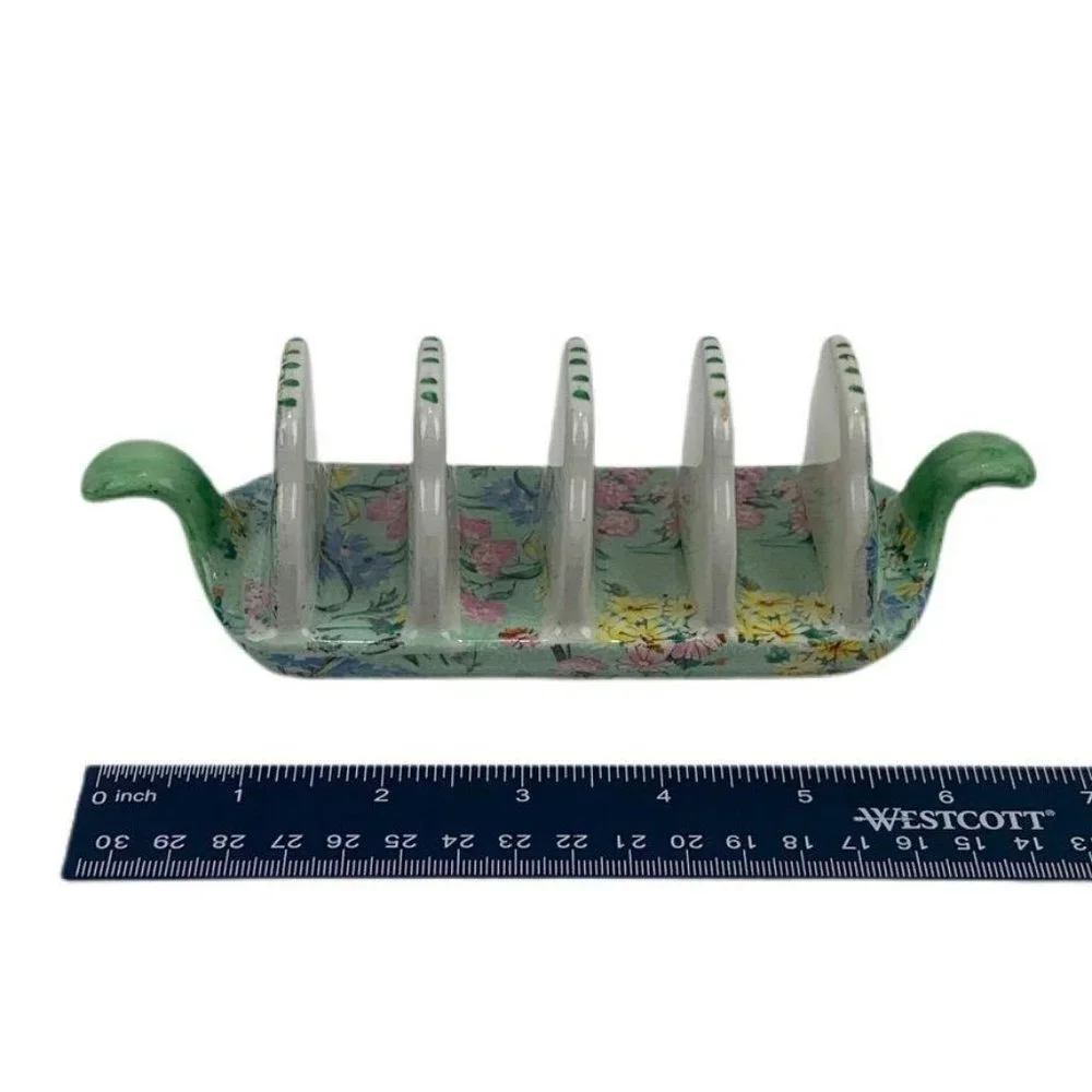 Vintage Shelley‎ England Melody Toast Rack Caddy